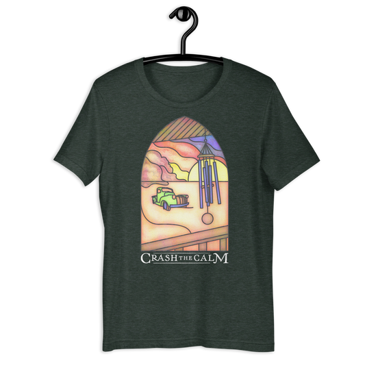 Stained Glass Portraits T-Shirt (Wind Chimes)